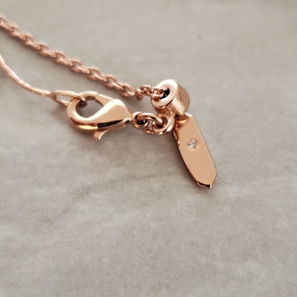 ✨ Stella and Dot Fine Chain Rose Gold Modern Minimalist Dainty Necklace ✨ - Picture 8 of 9